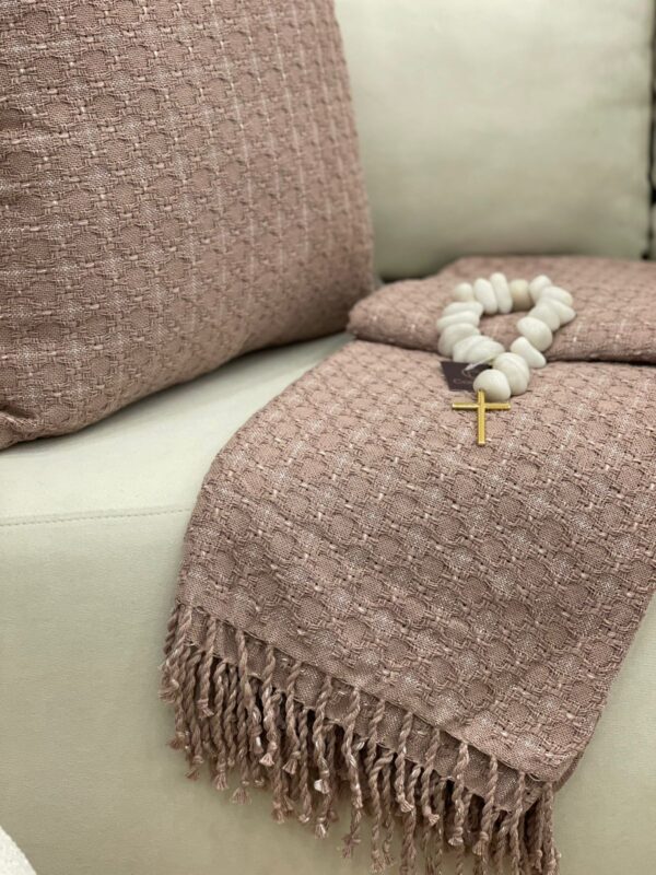 Manta Safira Rosa Seco