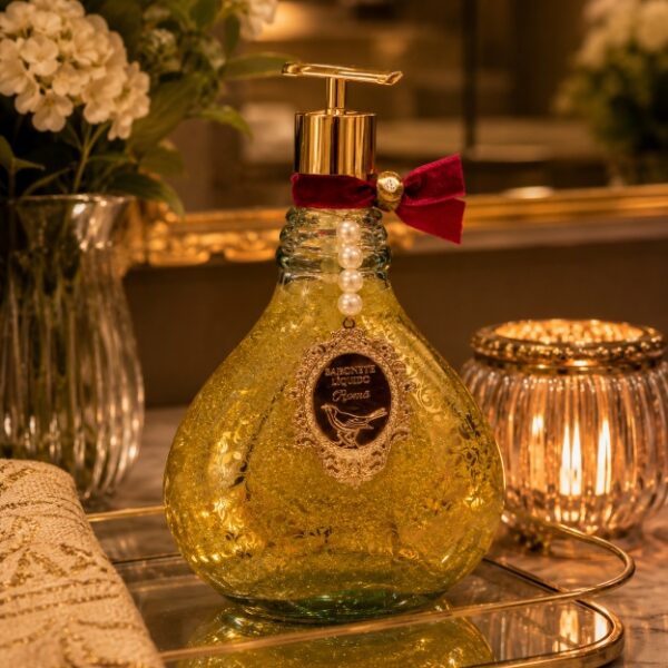 Sabonete Líquido Romã com Glitter 700ml – Sofisticação, Brilho e Perfume Elegante