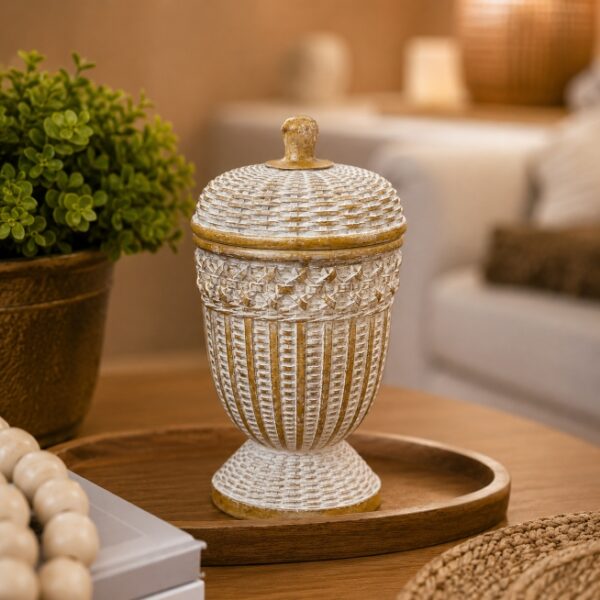 Cachepot Decorativo Imperial em Resina – Tamanho G